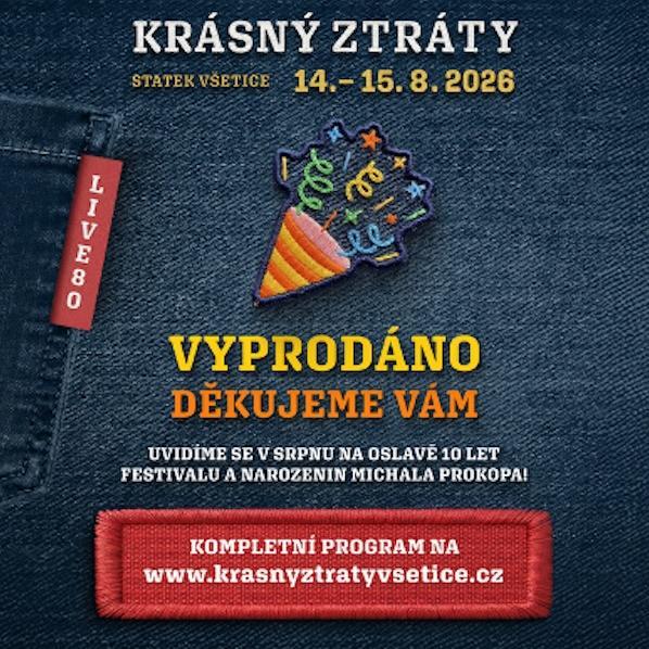 VYPRODÁNO! Otevíráme čekací listinu na extra vstupenky